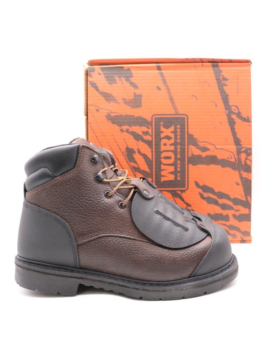 Worx by Red Wing l Men's 12 M Boots Steel Toe Metguard ASTM Heavy Duty Work